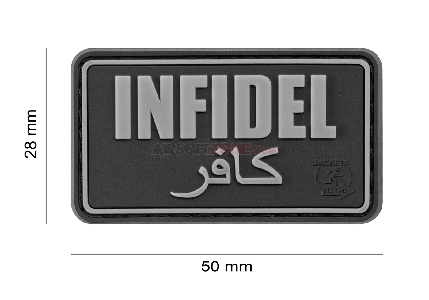 PATCH CAUCIUC - INFIDEL - SWAT